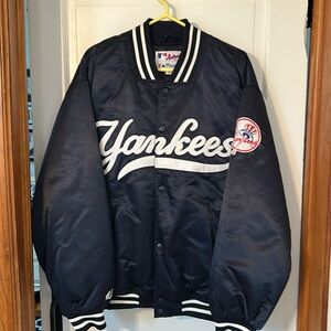 Men’s vintage majestic NY YANKEES satin jacket size XL NWT